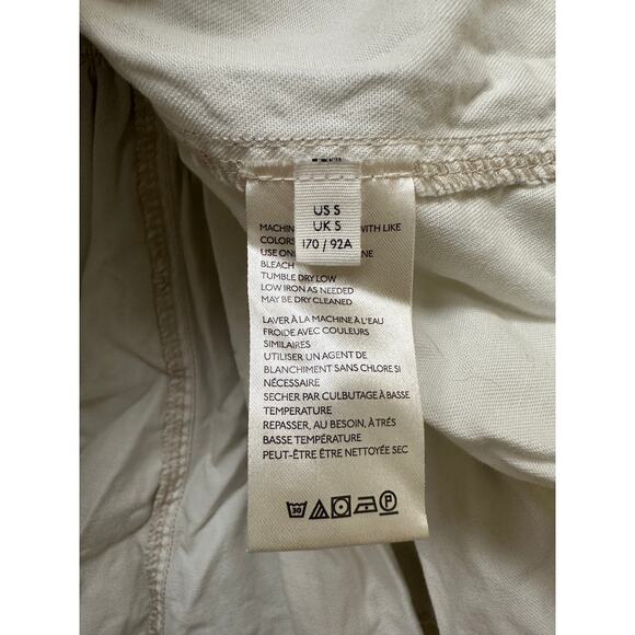 We the Free Size Small Over size 100% Cotton Off White Cream Button Down Top - Picture 13 of 14